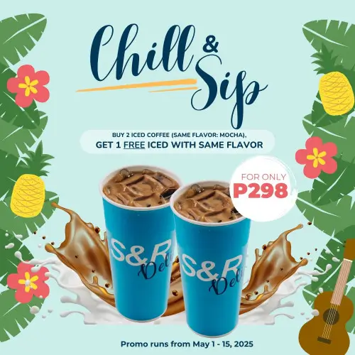 Chill & Sip Promo – Buy 2 Mocha Iced Coffees, Get 1 Free